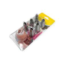  Vocen díszítőcső szett, inox, vegyes, 7 db-os -I sütés és főzés