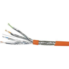 VOKA Kabelwerk Hálózati kábel CAT 7 S/FTP 8 x 0.25 mm2 Narancs VOKA Kabelwerk 170203-50 méteráru kábel és adapter