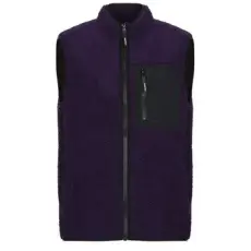 Volcom Polárok MUZZER FUZZAR VEST Lila EU S