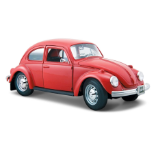 Volkswagen Bogár 1973 piros modellautó autópálya és játékautó