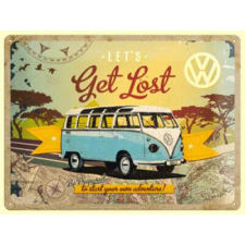 Volkswagen Let's Get Lost Fémtábla dekoráció