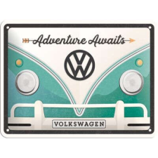 Volkswagen – VW Bulli T1 – Adventure Awaits – Fémtábla dekoráció