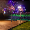 VOLTRONIC® Napelemes földbe szúrható tüzijáték világítás 90/120/150 LED színes vízálló karácsonyi dekoráció szolár csillagszóró fény