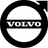  VOLVO LOGÓ MATRICA 15CM X 15CM FEKETE