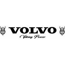 Volvo szélvédő matrica 110cm x 20cm fehér színben autó dekoráció