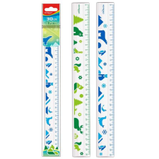  Vonalzó 30 cm, állat mintás Keyroad vonalzó