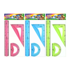 Vonalzó készlet, 3 db, STANDARD, BAMBINO vonalzó