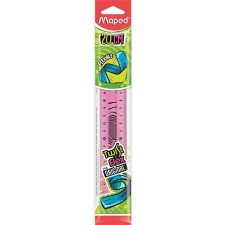  Vonalzó, műanyag, törhetetlen, 20 cm, MAPED "Twist'n Flex" vonalzó