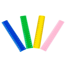 Vonalzó NEBULO színes 16 cm vonalzó