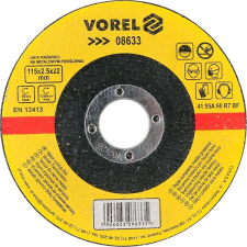 Vorel fémvágó korong 115 x 22 x 2,5 mm csiszolókorong és vágókorong