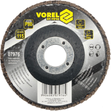Vorel lamellás csiszolókorong 115 mm P80 (5906083079764) barkácsgép tartozék