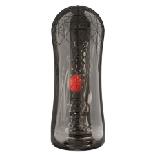  Vörös golyó maszturbációs csésze BLACK B VIBRATION maszturbátor