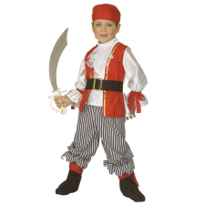 Vörös kalóz jelmez fiú jelmez 110 cm-es méretben jelmez