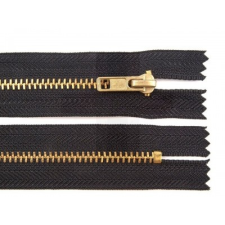  Vörösréz cipzár - 20 cm rövidáru