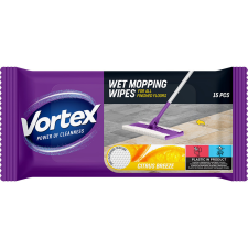 VORTEX Citrus Breeze nedves felmosókendő - 15db takarító és háztartási eszköz