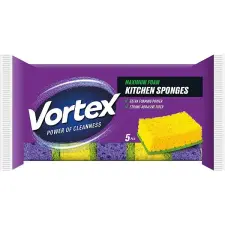 Vortex mosogatószivacs, maximális habzás, 5 db tisztító- és takarítószer, higiénia