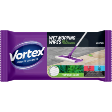 VORTEX Nedves felmosó törlőkendő trópusi illattal 15 db takarító és háztartási eszköz