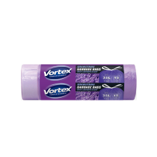 VORTEX Szemeteszsák 35 Literes, húzószáras levendula - 15db tisztító- és takarítószer, higiénia