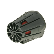 Vparts 39-45mm egyenes, piros verseny légszűrő, fekete légszűrőházzal egyéb motorkerékpár alkatrész