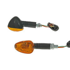 Vparts Index / irányjelző szett M10 menetes fekete, narancssárga, hosszú verzió Vparts Elektronika egyéb motorkerékpár alkatrész
