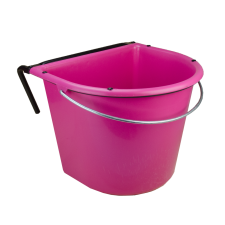 Vplast 15 l etetővályú horoggal  fogantyúval rózsaszín istálló állattartás etetés itatástechnológia etetőtálak haszonállat felszerelés