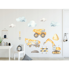 Vulpi Gyermek falragaszok MotoWorld 100x50 cm gyerekszoba dekoráció