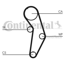  Vw Bora vezérlés szett (1.6i-2.0i) - Continental (CT908K1) autóalkatrész