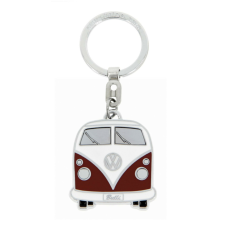  VW Bulli T1 Piros Fémkulcstartó kulcstartó