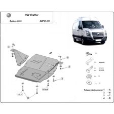  VW Crafter, 2006-2018 - Motorvédő lemez autóalkatrész