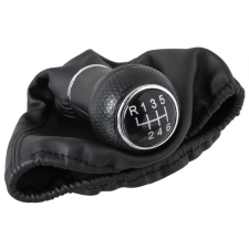  VW Golf IV 97-06 FEKETE sebességváltó gomb + 6-SEBESSÉGES Váltószoknya váltógomb