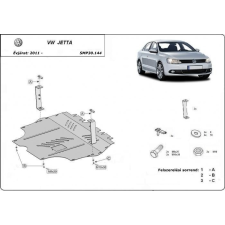  VW Jetta, 2011-2018 - Motorvédő lemez autóalkatrész