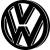 VW logó 15cm x 15cm
