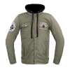 W-TEC Black Heart Férfi Aramid-szálas motoros kabát W-TEC Black Heart Hat Skull Jacket Khaki XXL