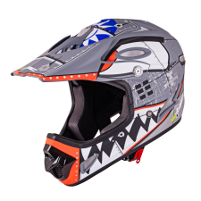 W-Tec Downhill sisak W-TEC FS-605 Skull Smile XL(61-62) kerékpáros sisak