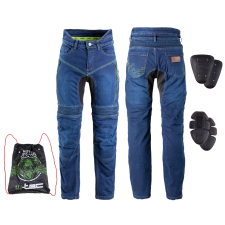 W-Tec Férfi motoros farmer W-TEC Biterillo kék 4XL motoros nadrág