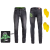 W-Tec Férfi motoros farmer W-TEC Leonard fekete 4XL