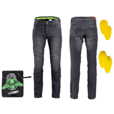 W-Tec Férfi motoros farmernadrág W-TEC Oliver fekete 3XL motoros nadrág