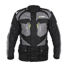 W-Tec Férfi motoros kabát W-TEC Burdys Evo fekete-szürke M motoros kabát