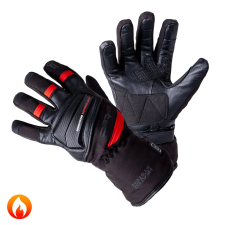 W-Tec Fűthető motoros és síkesztyű W-TEC HEATamo fekete-piros M protektor