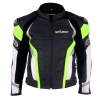W-Tec Motoros bőrdzseki W-TEC Velocity fekete-fluo 3XL