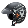 W-Tec Motoros bukósisak W-TEC Café Racer Vintage Garage XS (53-54)