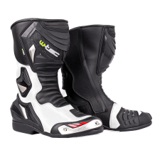W-Tec Motoros csizma W-TEC Arkus fekete-fehér 47 motoros csizma
