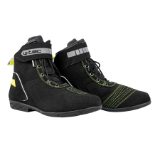 W-Tec Motoros csizma W-TEC Sixtreet 48 fekete-zöld motoros csizma