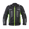 W-Tec Motoros kabát W-TEC Gelnair fekete-zöld 4XL