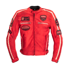 W-Tec Motoros kabát W-TEC Patriot Red piros XL motoros kabát