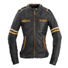 W-Tec Női motoros bőrkabát W-TEC Traction Lady fekete 3XL