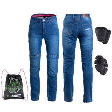 W-Tec Női motoros farmer W-TEC GoralCE XL kék motoros nadrág