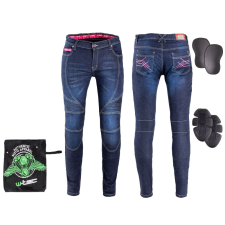 W-Tec Női motoros farmer W-TEC Rafael kék XS motoros nadrág