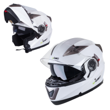 W-Tec Nyitható sisak W-TEC YM-925 Fehér-Bronz XL(61-62) bukósisak