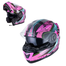  W-TEC Pezzon Flip-Up Bukósisak - Magenta/Fekete - S (55-56) bukósisak